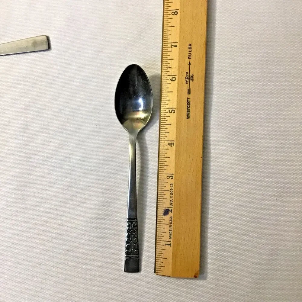 Stanley Roberts/Rogers Casa Vista Stainless Steel Teaspoons Set of 2